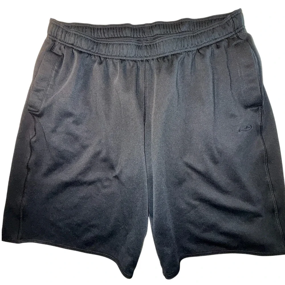 Champion Duo Dry Mens Athletic Shorts Black XXL Performance Gym Training 0914